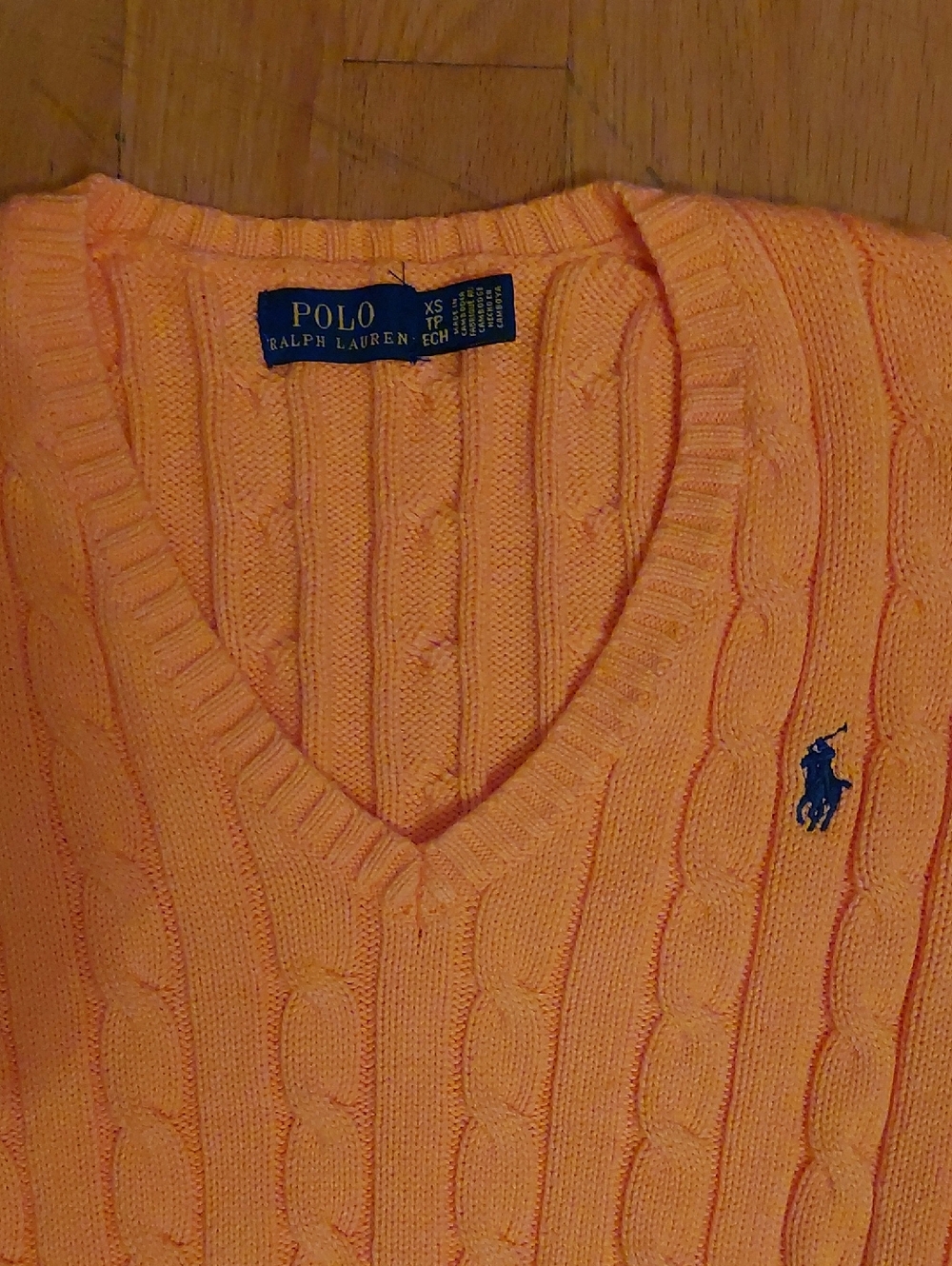 Bundle Ralph Lauren Vineyard Vines Lands End Eddie Bauer Cotton Cable Sweaters - Picture 3 of 16